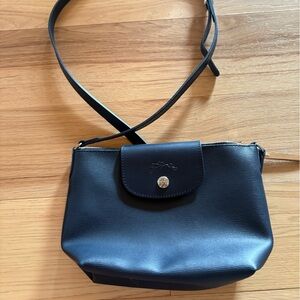 Long Champ Navy Blue Crossbody Bag